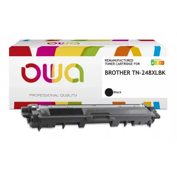 Armor OWA Toner Kompatibel mit Brother TN-248XLBK Schwarz 3.000 Seiten - Wiederaufbereitet