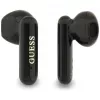 Guess 4G Metal Logo True Wireless Stereo Bluetooth Earbuds mit Ladecase (Schwarz)