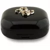 Guess 4G Metal Logo True Wireless Stereo Bluetooth Earbuds mit Ladecase (Schwarz)