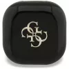 Guess 4G Metal Logo True Wireless Stereo Bluetooth Earbuds mit Ladecase (Schwarz)