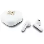 Guess 4G Metal Logo True Wireless Stereo Bluetooth Earbuds mit Ladecase (Weiß)