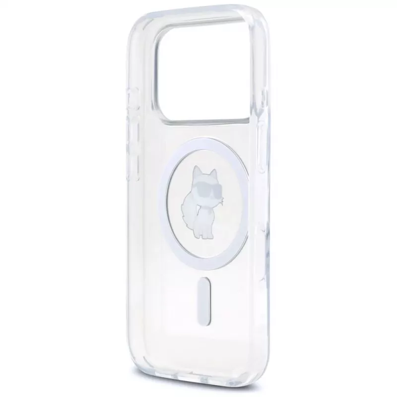 Karl Lagerfeld IML Choupette MagSafe Case für Apple iPhone 17 Pro Max, Transparent
