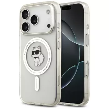 Karl Lagerfeld IML Choupette MagSafe Case für Apple iPhone 17 Pro Max, Transparent