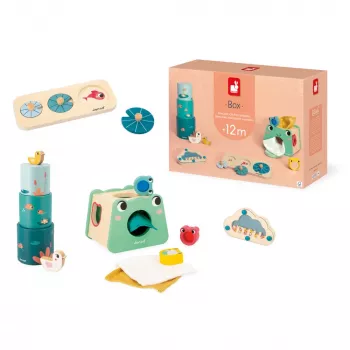 Janod Box 12 m+ Lernspielzeug-Set