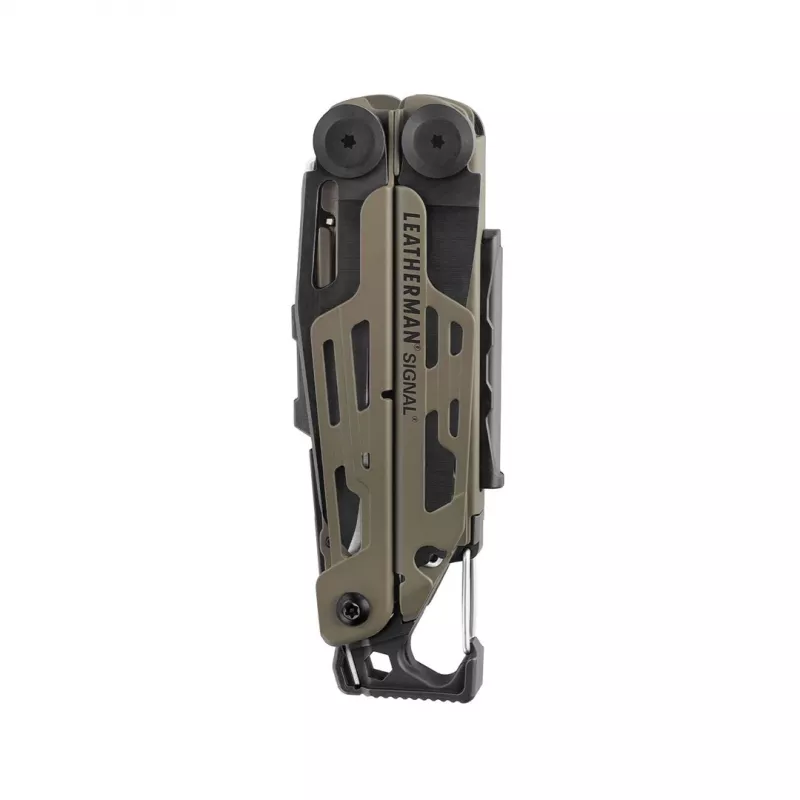 Leatherman SIGNAL Multi-Tool Zange, 19 Werkzeuge, Schwarz und Tan