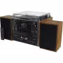 Soundmaster MCD5600BR Stereoanlage mit Plattenspieler, DAB+, FM, Bluetooth, CD, Kassette, USB, 2 x 5 W, Braun