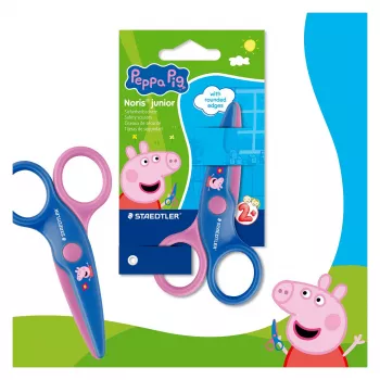 STAEDTLER Noris Junior Peppa Pig Kindersicherheitsschere 130 mm