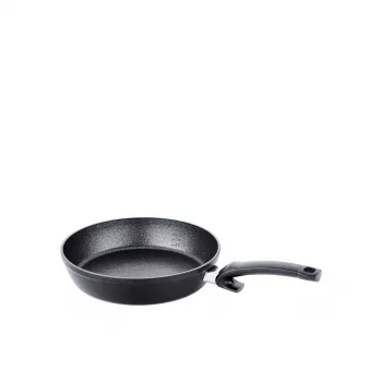 Fissler Adamant Comfort 28cm Bratpfanne, Aluminium, Antihaft, induktionsgeeignet, Schwarz/Silber