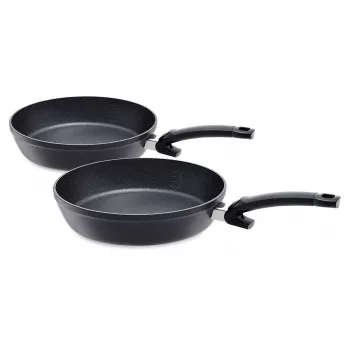 Fissler Adamant Comfort Bratpfannen-Set 28 cm + 24 cm, antihaftbeschichtet, induktionsgeeignet, 2-teilig