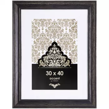 NIELSEN DESIGN Accent Vintage 30x40 Holz-Bilderrahmen Schwarz