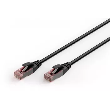 DIGITUS CAT 6 U-UTP Outdoor Patchkabel, 10 m, Schwarz