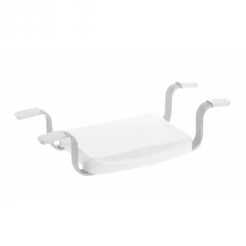 Weinberger Gratia Badhocker - Duschhocker mit höhenverstellbarem Gestell, eloxiertem Aluminiumrahmen, HDPE-Sitz, 150 kg Belastbarkeit, TÜV/GS-geprüft