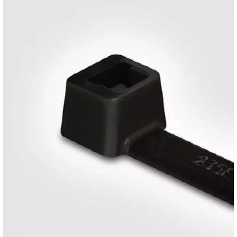 HellermannTyton T25R PA66 Black Cable Tie 205mm x 2.5mm 100 Pack
