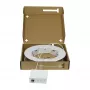 SYNERGY21 FTTH Compact Box vorkonfektioniert, 2xLC/APC -> offenes Ende, 60m, 9/125µm, G.657.A2, 2-Faser, AD=2,2mm