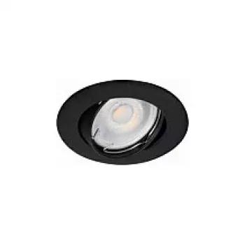 SYNERGY21 LED Einbau-Strahler Phos schwenkbar rund schwarz CCT wechselbar 7W 550lm
