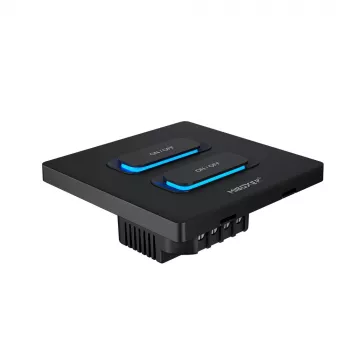 MIBOXER ESW2B 2-Gang Smart Switch LED-Fernbedienung mit WiFi und 2,4 GHz Bewegungssensor und Dimmer