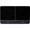MEDION LIFE Doppel-Induktionskochfeld MD 15324 (Schwarz, 3500 Watt, 2x Ø 20 cm)