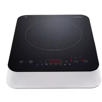 MEDION LIFE Induktionskochfeld MD 18490 (Schwarz/Weiß, 2000 Watt)