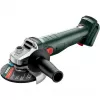 Metabo W 18 7-125 (602371840) Akku-Winkelschleifer, 18 V, 125 mm, Grün/Schwarz, Gerät ohne Akku, im Metabox