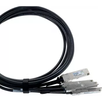 BlueLAN QDD-4ZQ100-CU2M-BL 400G QSFP-DD zu 4x100G QSFP56 Breakout DAC Kabel 2m