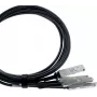 BlueLAN QDD-4ZQ100-CU2M-BL 400G QSFP-DD zu 4x100G QSFP56 Breakout DAC Kabel 2m