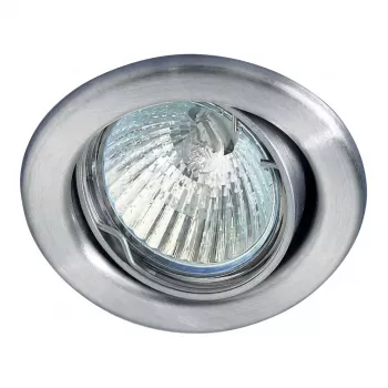 BRUMBERG 01-71018 NV Einbau-Strahler 50W GX5.3 Druckguss Eisen Chrom Schwenkbar