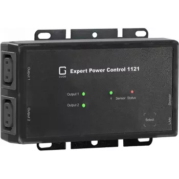 GÜDE 1121-1 EPC 10A 2xC13 1xSen.PortÜSS - Switched PDU mit Messung und Überwachung