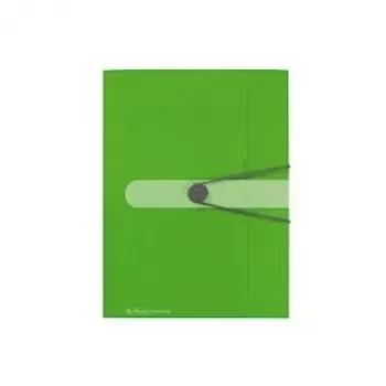 HERLITZ Elastic Folder A4 PP Opaque Apple Green