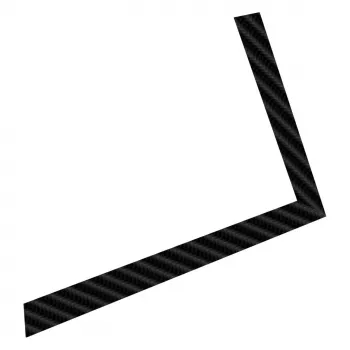 TrackTime Series One Cover Carbon – Carbonfaser-Wheelbase-Abdeckung für Series One Rigs