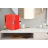 ELLE Home ESDAF101RDEU Mini-Kühlschrank 4L Rot