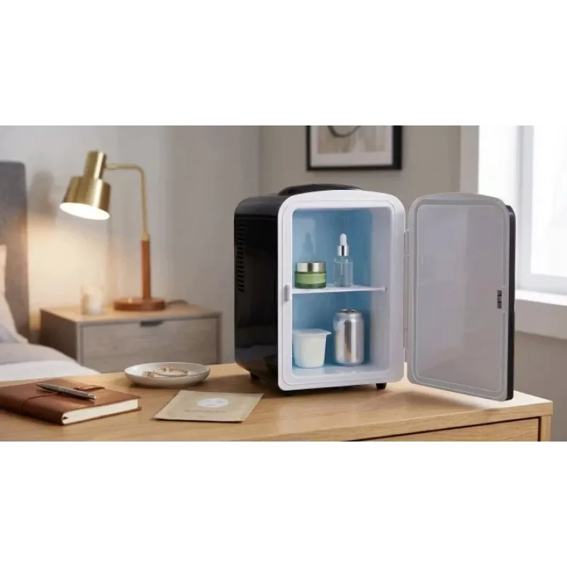 ELLE Home ESDAF101BKEU Mini-Kühlschrank 4L Schwarz