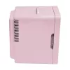 ELLE Home ESDAF01PUEU Mini-Kühlschrank mit LED-Schminkspiegel 6L Lila