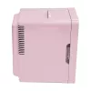 ELLE Home ESDAFX08PUEU Mini-Kühlschrank mit LED-Schminkspiegel 8L Lila