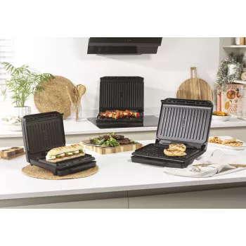 Salter EK6236VDE ActiGrill Everyday Elektrogrill, 1000 W, Antihaft, Schwarz/Silber