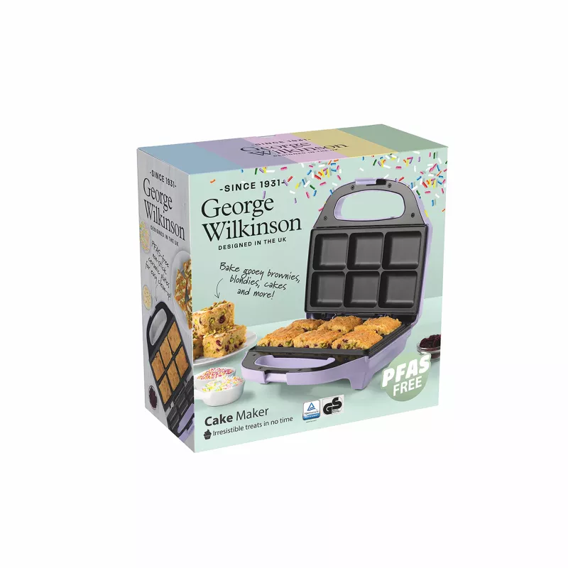 Giles & Posner EK5921GSBLVDE Cake Maker - 700W, 7 Cupcakes, Antihaft, Schwarz