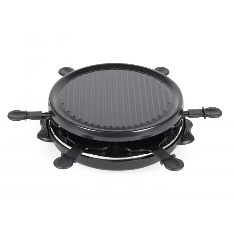 Giles & Posner EK4511GV2VDE Tisch-Raclette-Grill 1200 W 8 Personen Schwarz/Silber