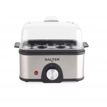 Salter EK6213VDE Multil Eierkocher - 7 Eier Kapazität, 350W, Schwarz/Silber