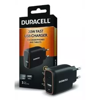 Duracell 20W 1C+1A USB-Ladegerät