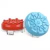 SteelSeries KontrolFreek Performance Thumbsticks Splash (Rot/Blau, 2 Stück, für Nintendo Switch Joy-Cons & Nintendo Switch Lite)