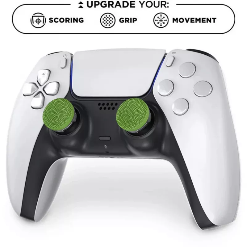 SteelSeries KontrolFreek Precision Sports Thumbsticks Football Edition (Grün/Schwarz, 2 Stück, für PlayStation 5/4-Controller)