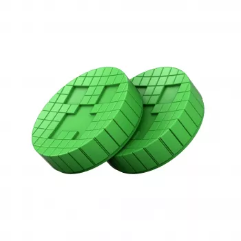 SteelSeries KontrolFreek No-Slip Thumb Grips Creeper Edition Green (2 Stück) für Nintendo Switch Joy-Cons / Pro Controller