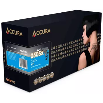 Accura HP No 05X (CE505X) Toner Replacement - Schwarz, Hohe Ergiebigkeit, 6500 Seiten