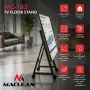 Maclean MC-183 Mobiler TV-Bodenständer/Trolley, 37-80 inch, VESA 800x400, 75 kg, feststellbare Rollen, Schwarz
