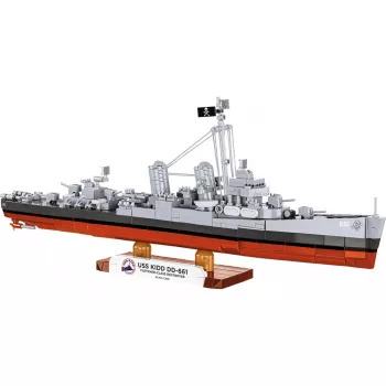 COBI USS Kidd DD-661 Fletcher-Class Destroyer 1:350 Plastikmodellbausatz