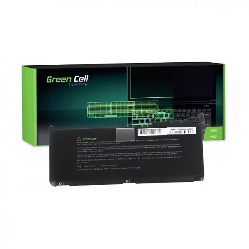 Green Cell Akku für Apple MacBook 13 A1342 Unibody (Late 2009, Mid 2010) 10,8V 5200mAh