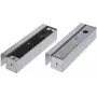 ATLO-BEB-3 Glass Door Handle Set Stainless Steel Brushed Satin Silver 2 Handles