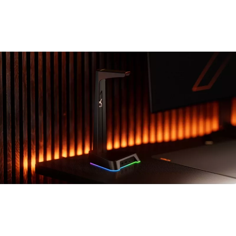 KRUX Rivt Headset-Ständer mit RGB-Beleuchtung, schwarz (KRXG003)