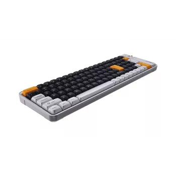 KRUX Zyro 96% Mechanische Tastatur Gateron Yellow PRO RGB Tri-Mode Schwarz