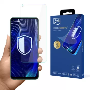 3MK PROTECTION FlexibleGlass Pro Screen Protector für Huawei P40 Lite 5G - Hybrid-Glas, 7H Härte, 0,3 mm, transparent