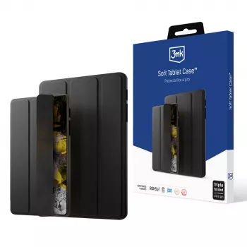 3MK Soft Tablet Case für Samsung Galaxy Tab S6 Lite 2020/2022/2024 - Schwarz